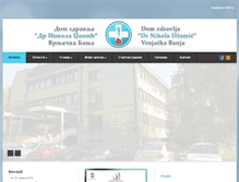 Tablet Screenshot of dzvbanja.org.rs